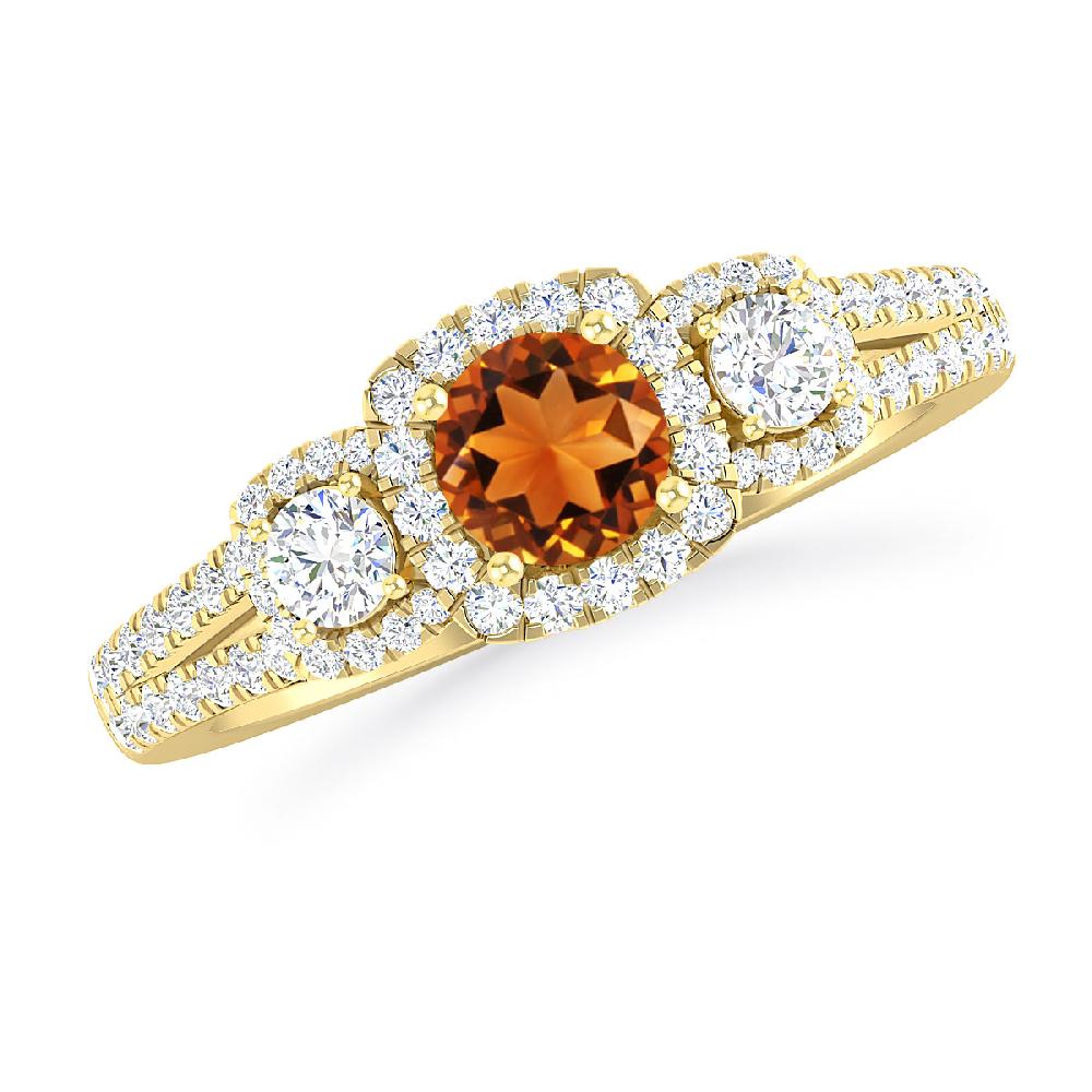 Yellow Gold - Citrine