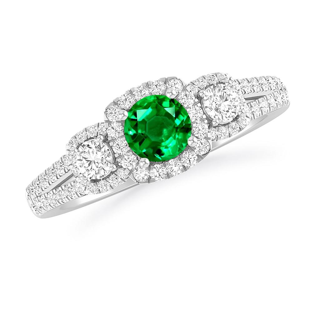 White Gold - Emerald