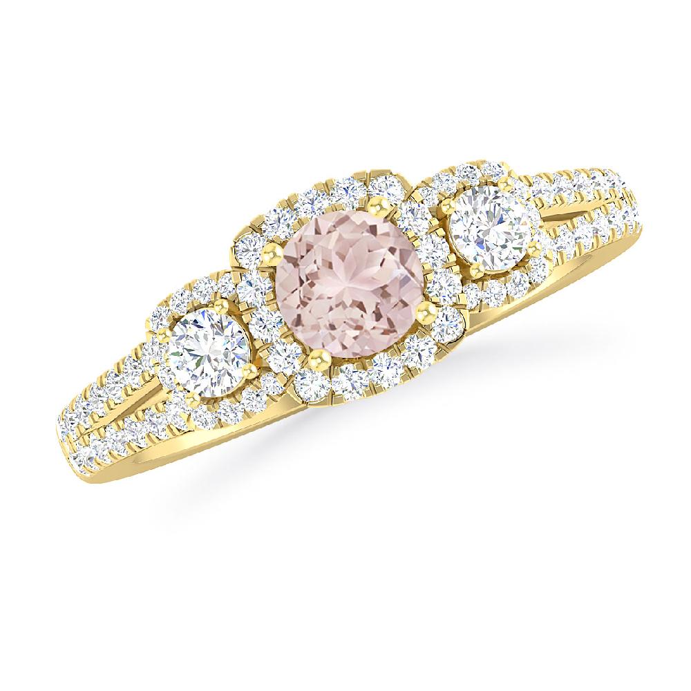 Yellow Gold - Morganite