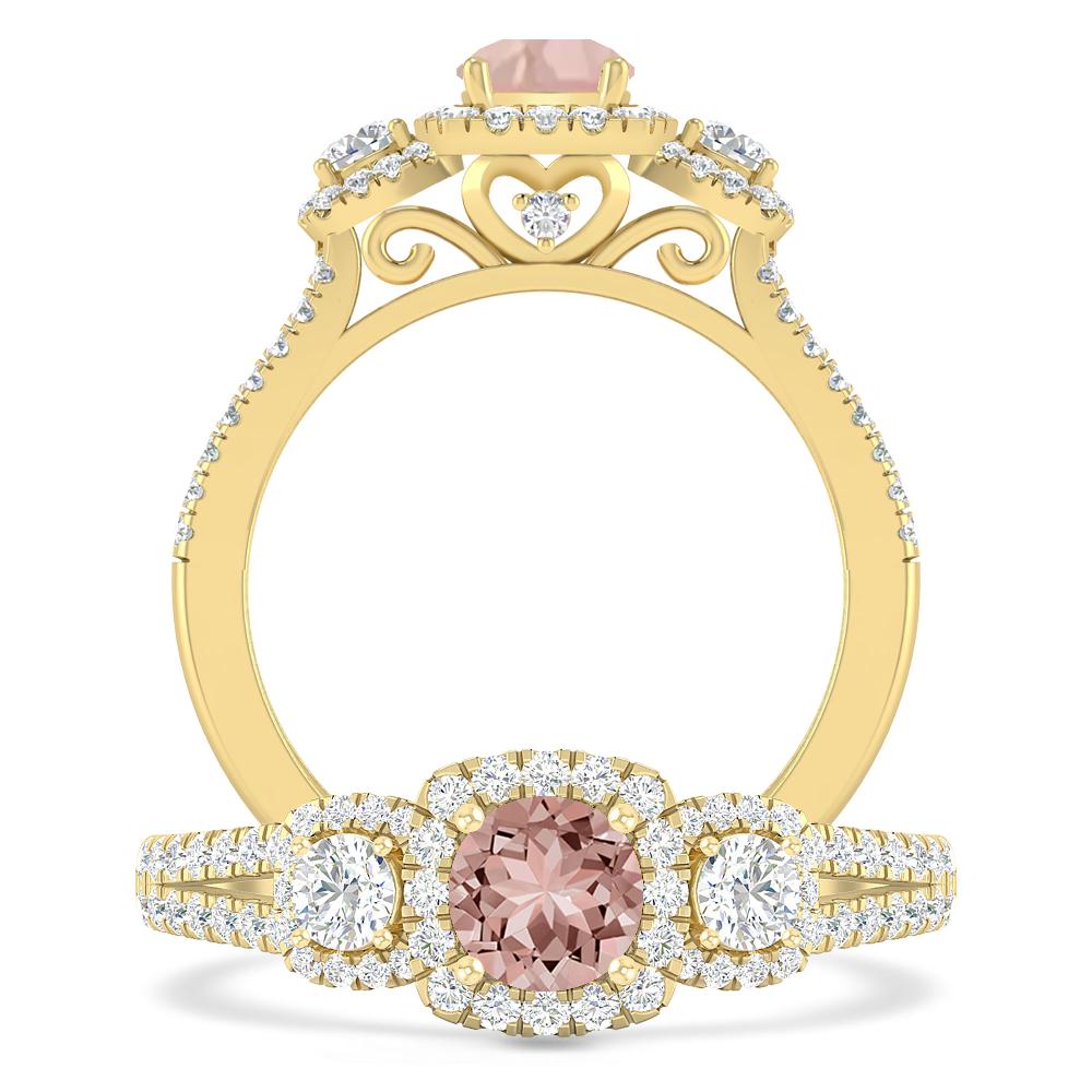 Yellow Gold - Morganite