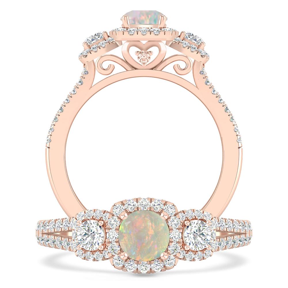 Rose Gold - Opal