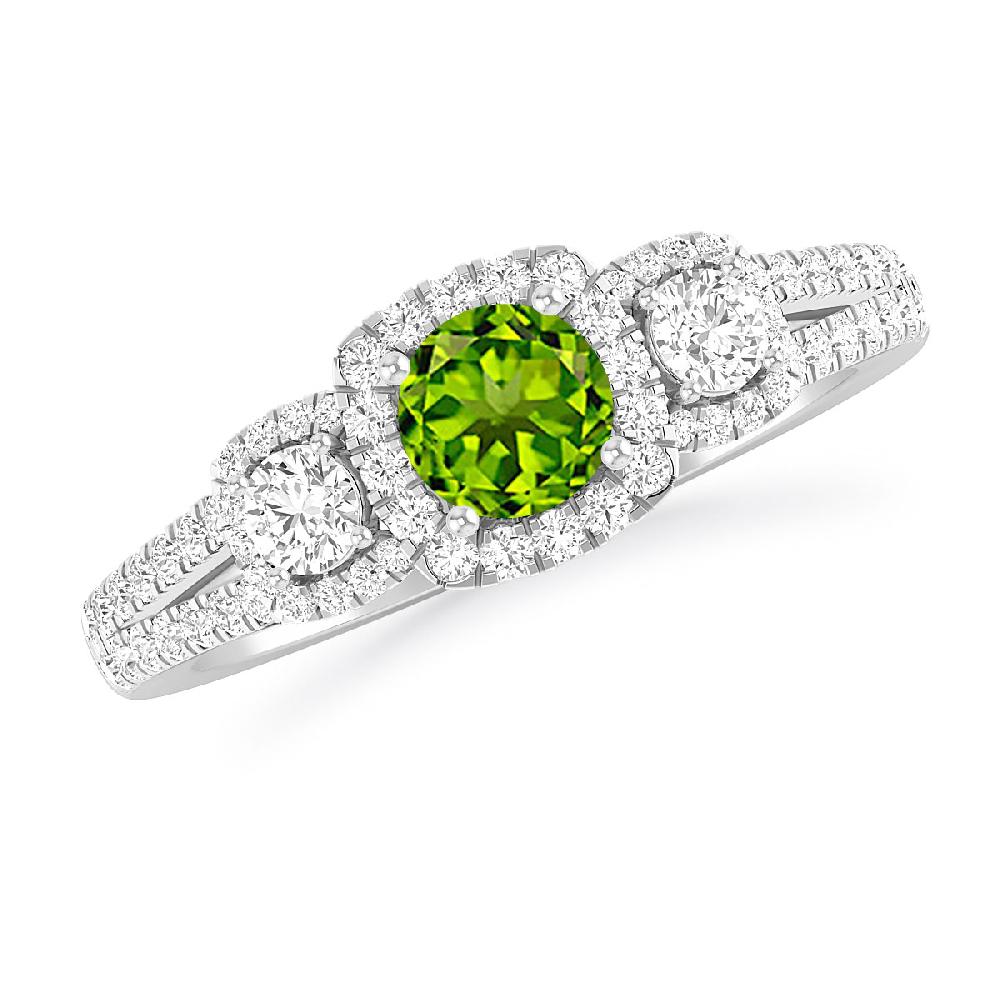 White Gold - Peridot