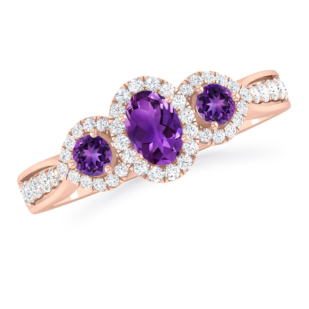 Rose Gold - Amethyst