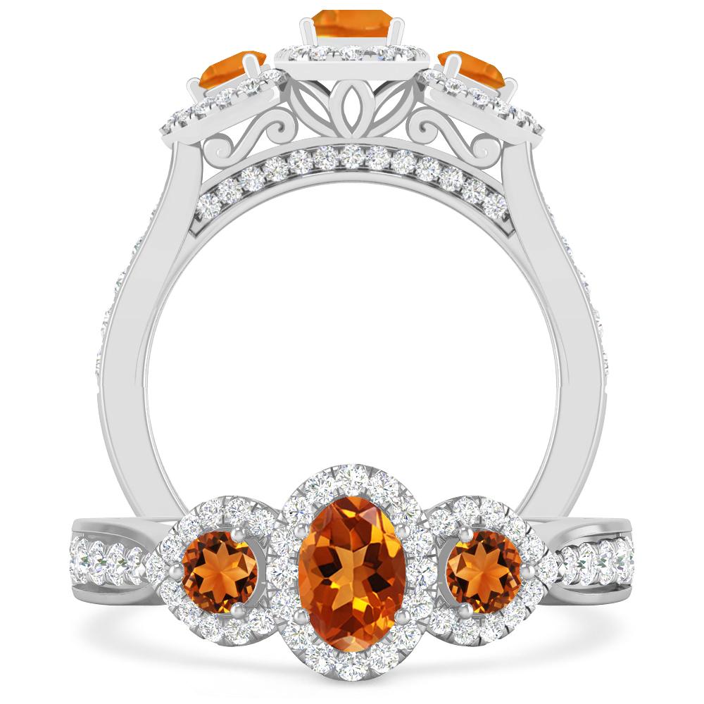 White Gold - Citrine