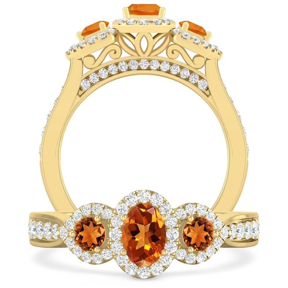 Yellow Gold - Citrine