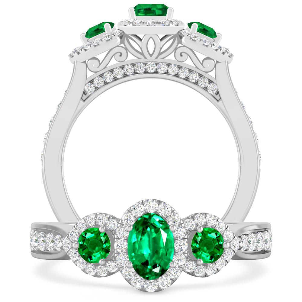 White Gold - Emerald