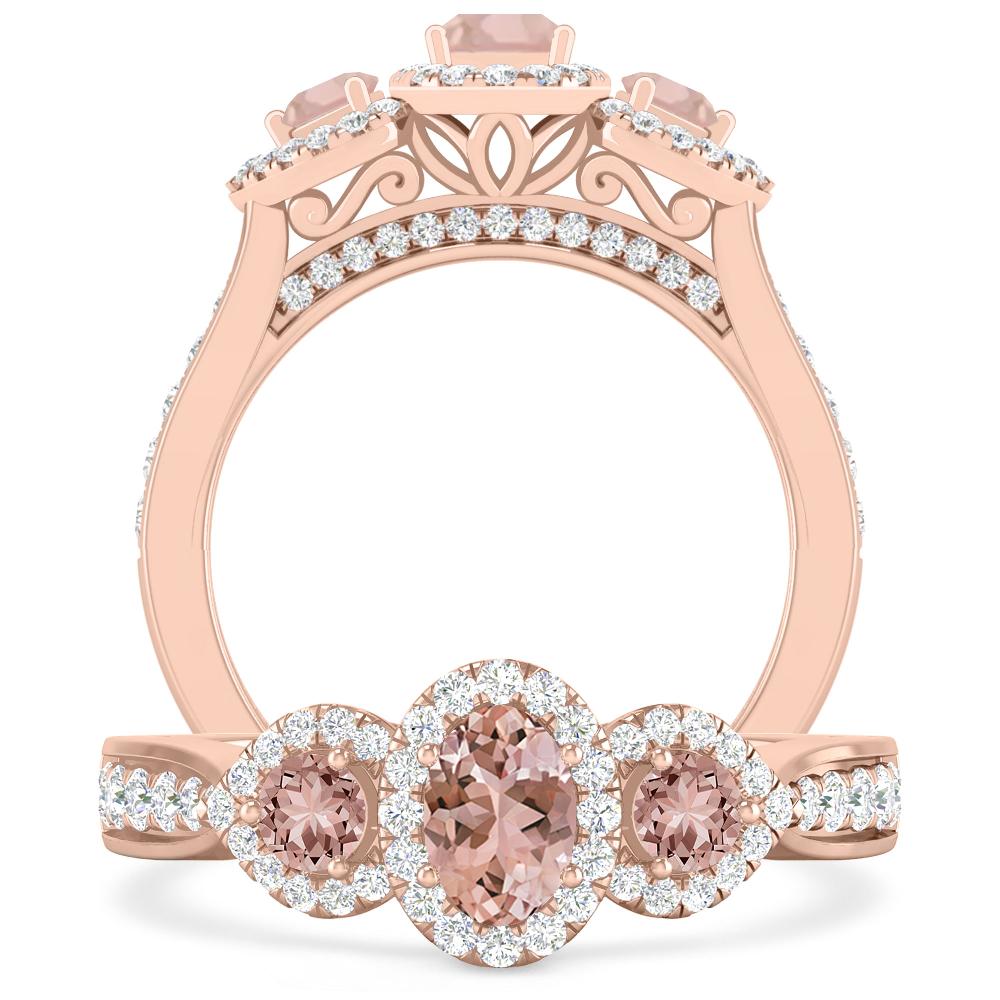 Rose Gold - Morganite