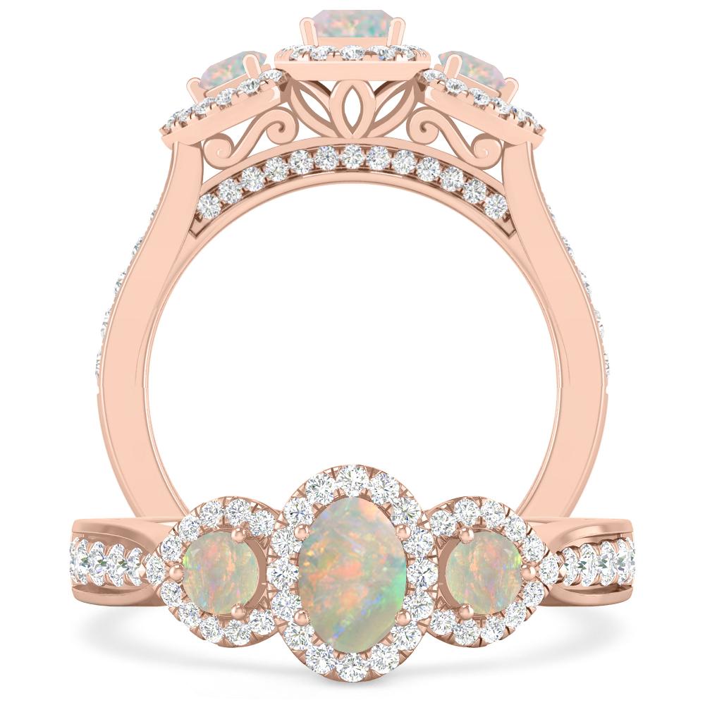 Rose Gold - Opal