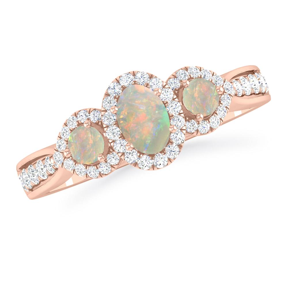 Rose Gold - Opal