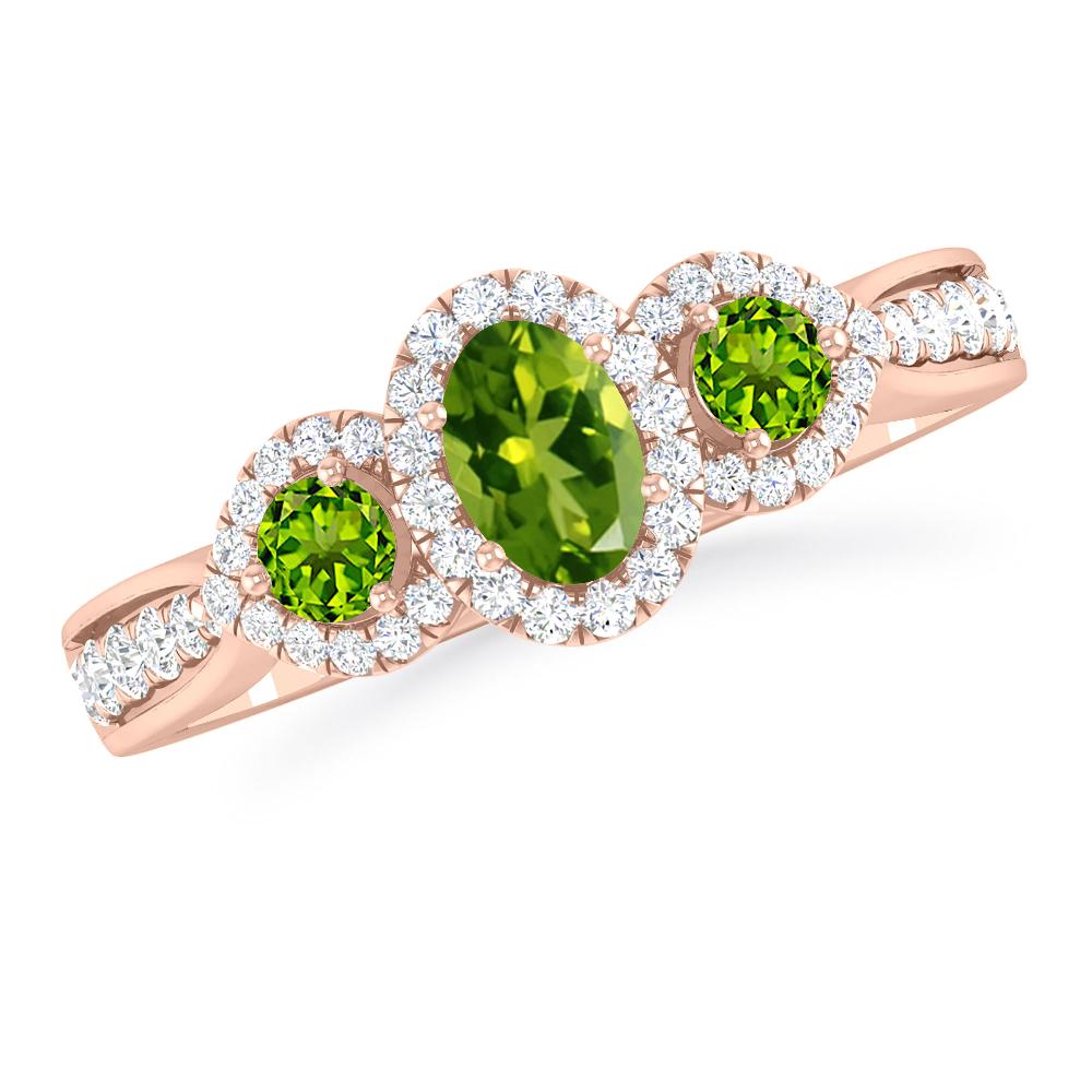 Rose Gold - Peridot