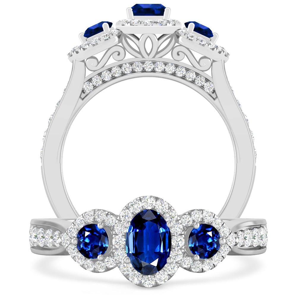 White Gold - Sapphire