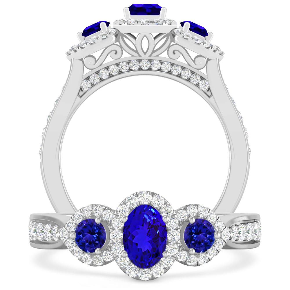 White Gold - Tanzanite