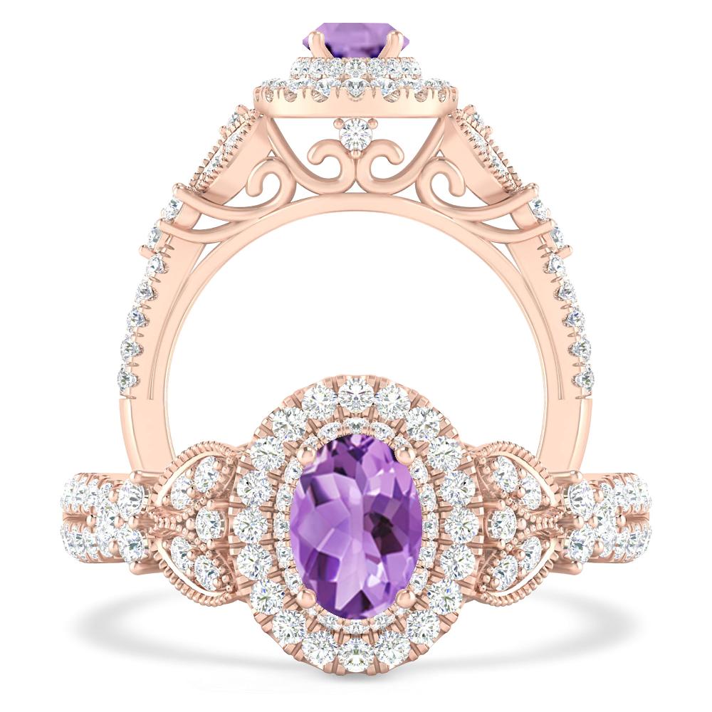 Rose Gold - Amethyst