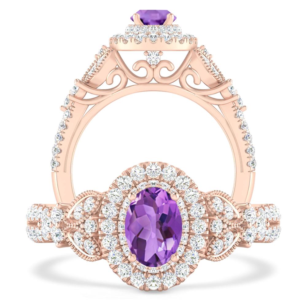 Rose Gold - Amethyst