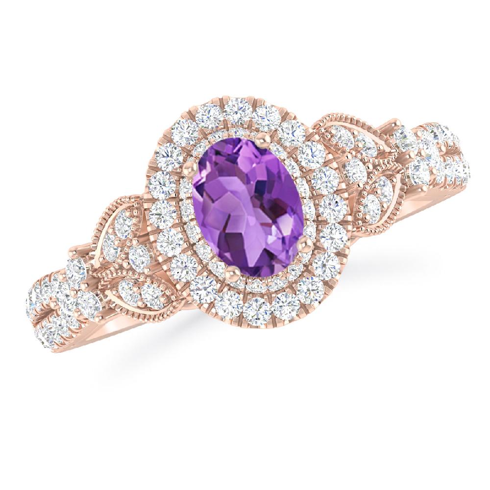 Rose Gold - Amethyst