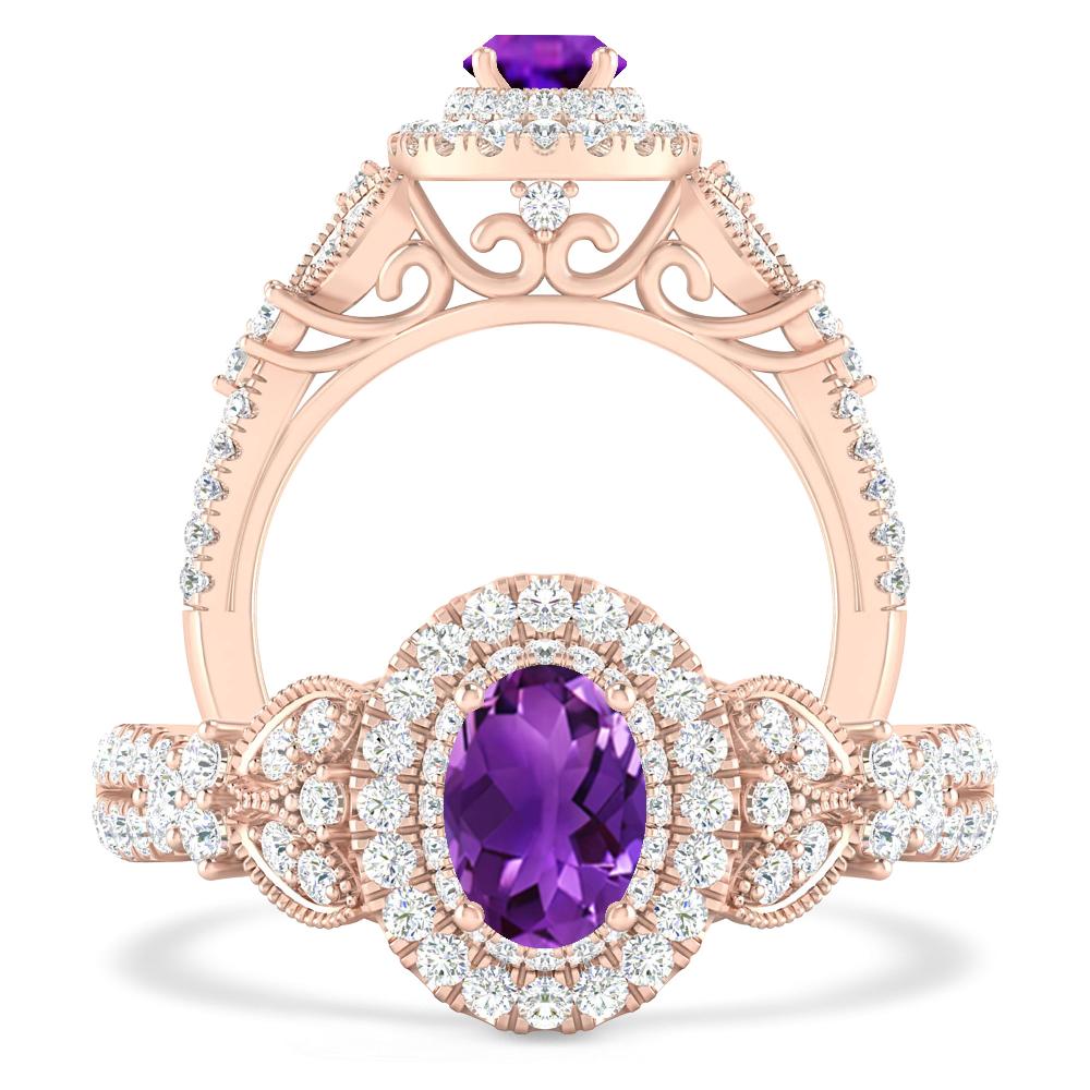 Rose Gold - Amethyst