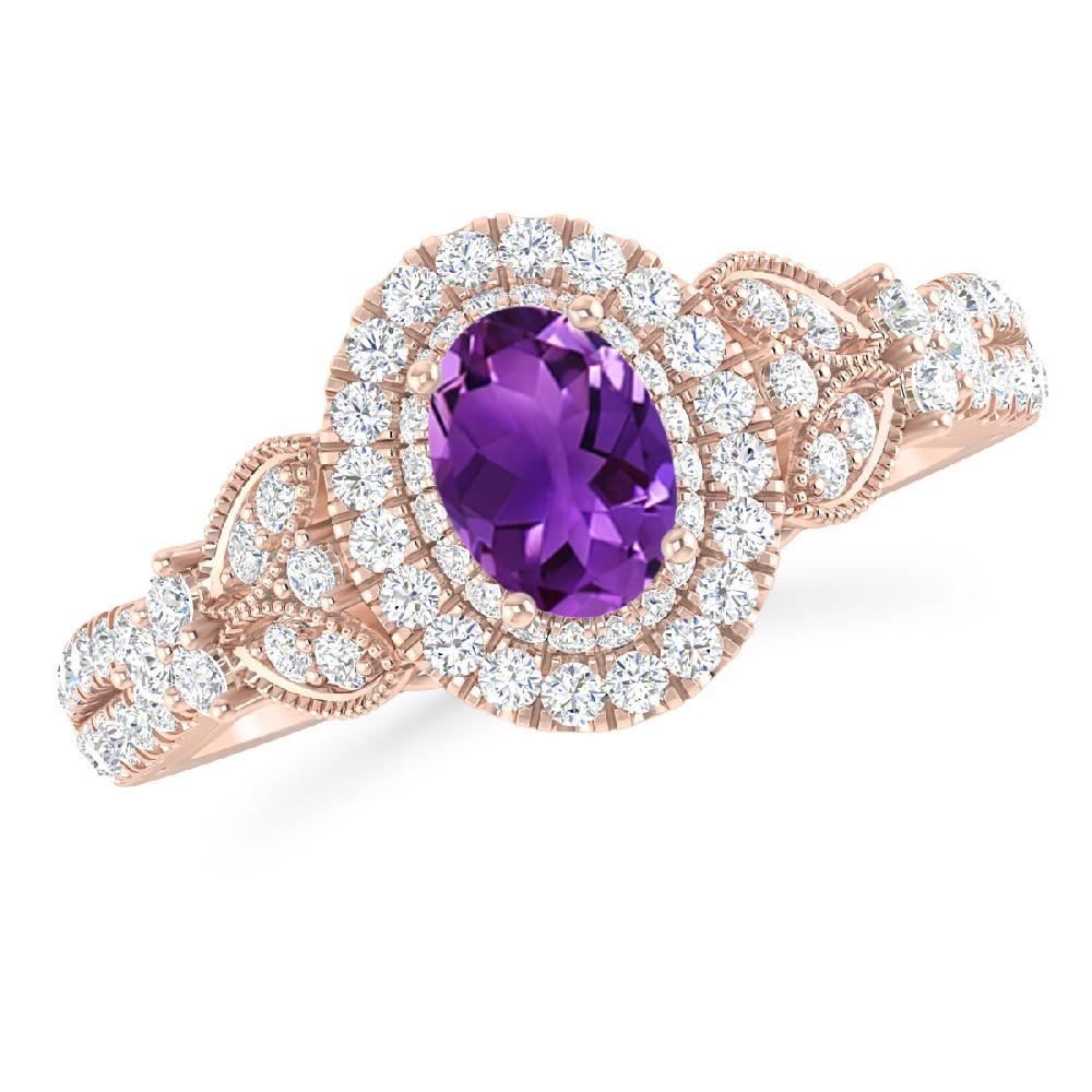 Rose Gold - Amethyst