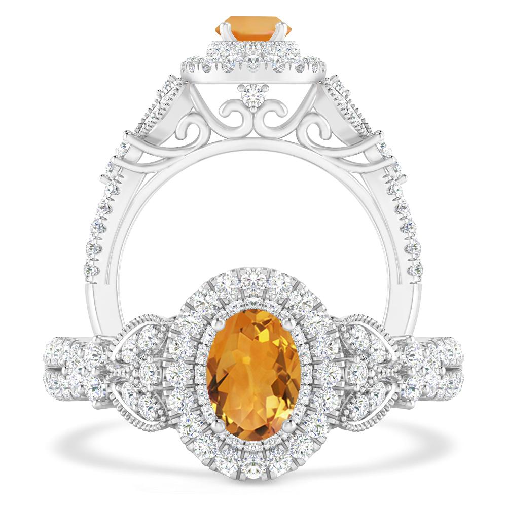 White Gold - Citrine