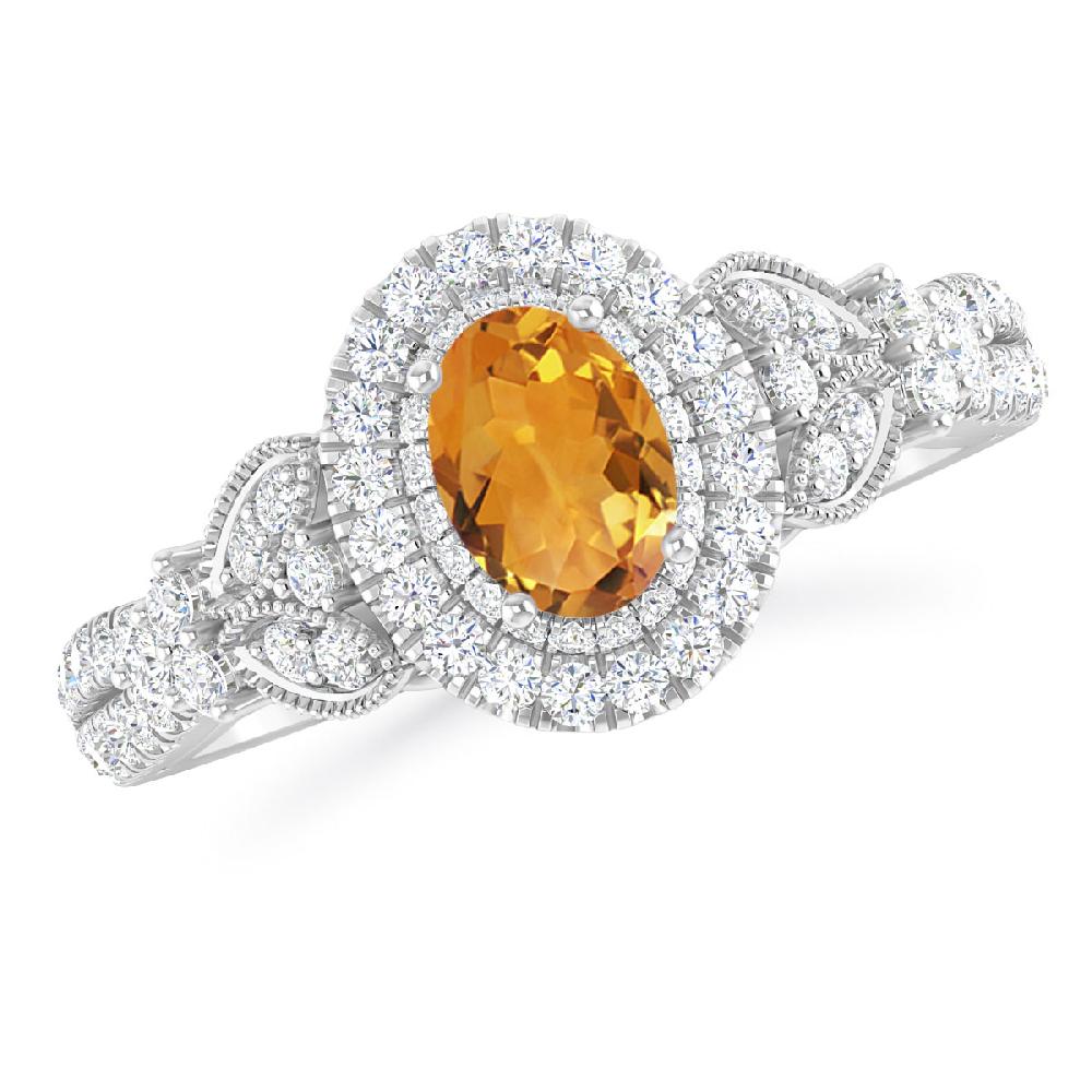 White Gold - Citrine