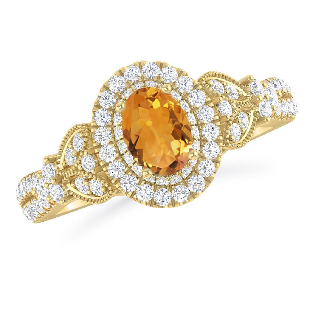 Yellow Gold - Citrine