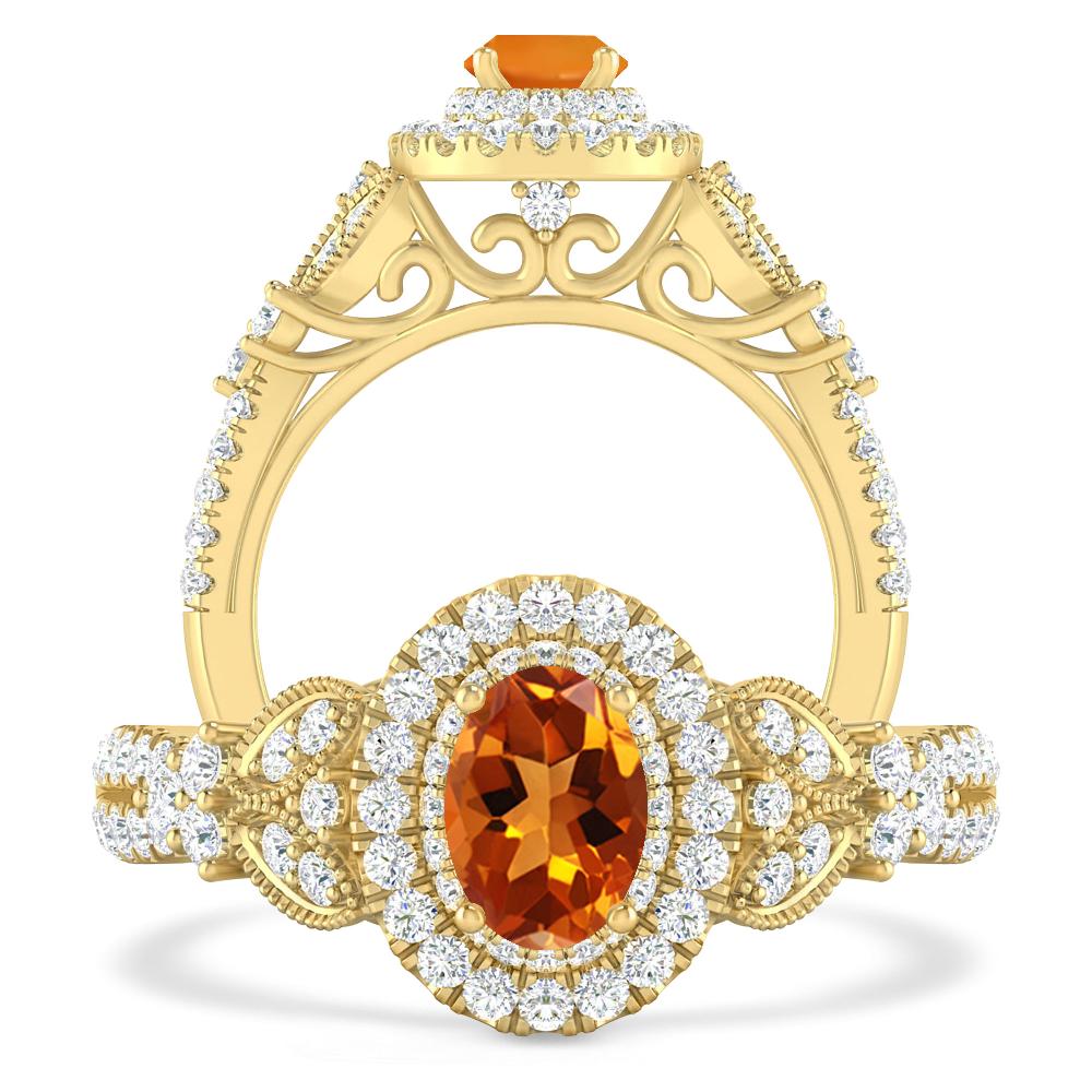 Yellow Gold - Citrine