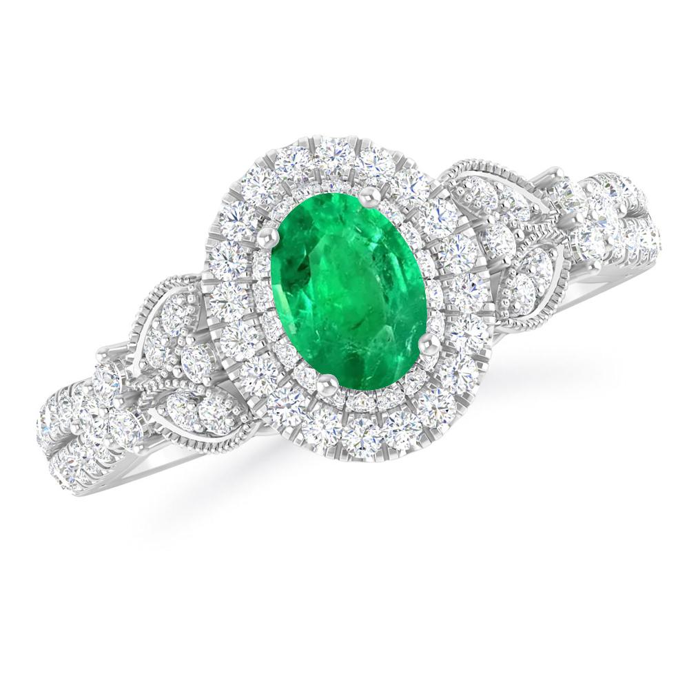 White Gold - Emerald