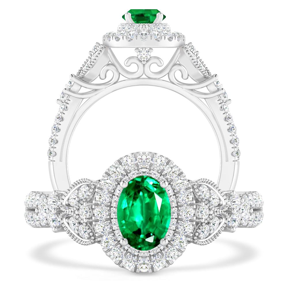 White Gold - Emerald