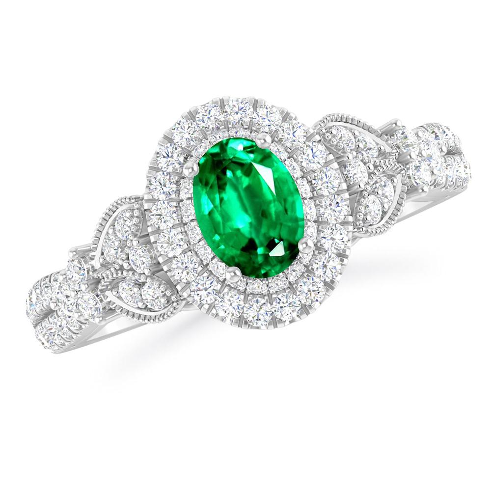 White Gold - Emerald