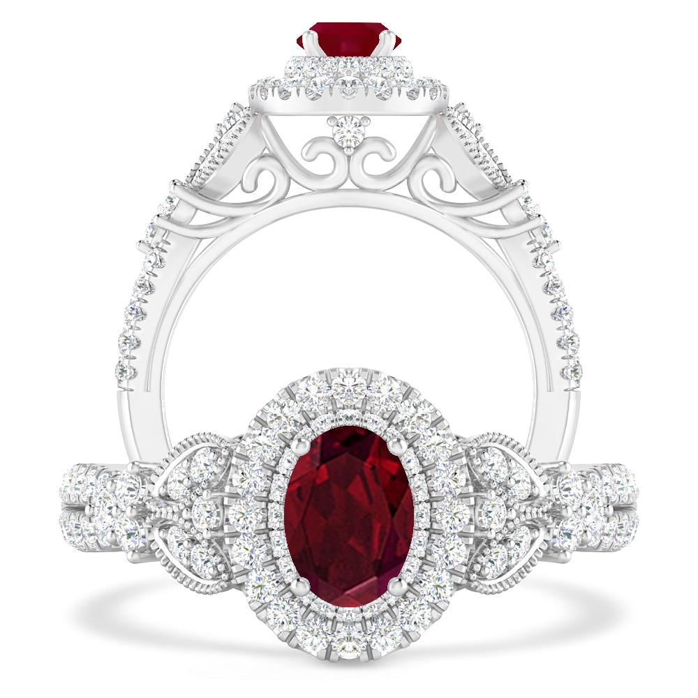 White Gold - Garnet