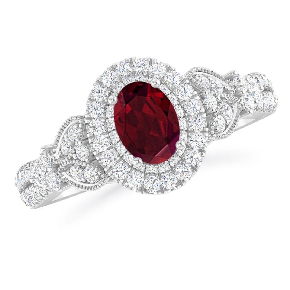 White Gold - Garnet