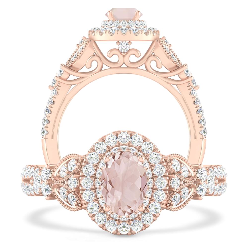 Rose Gold - Morganite