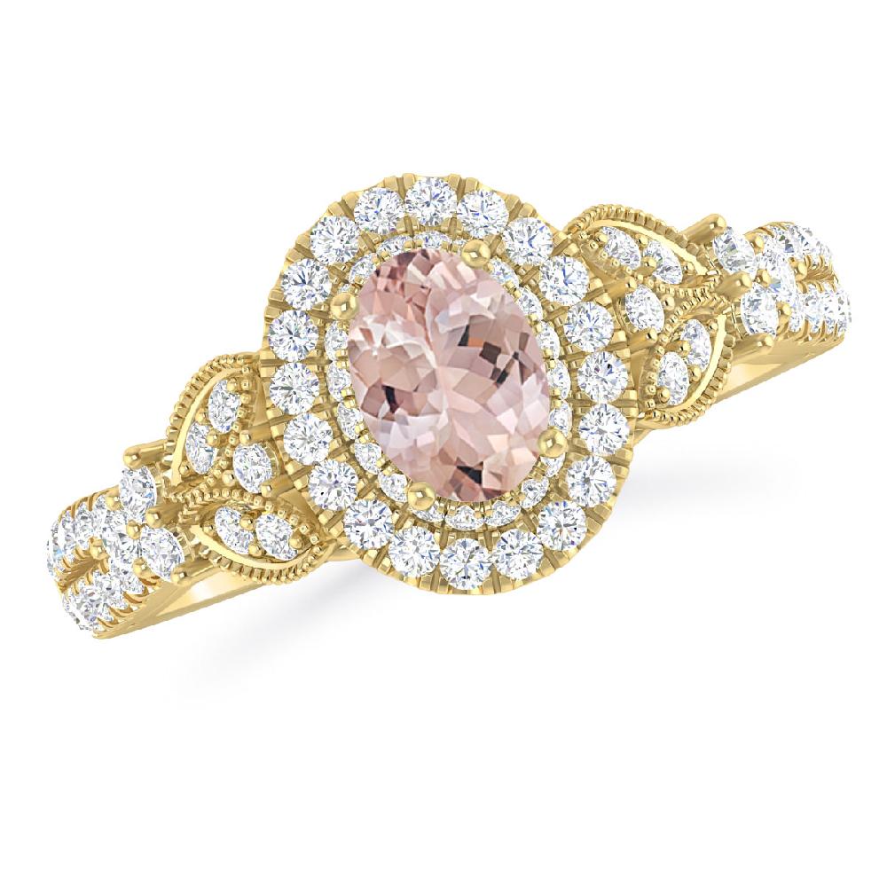 Yellow Gold - Morganite