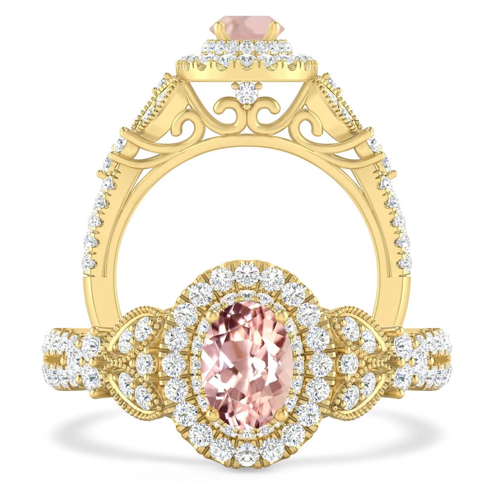 Yellow Gold - Morganite