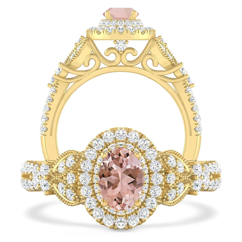 Yellow Gold - Morganite