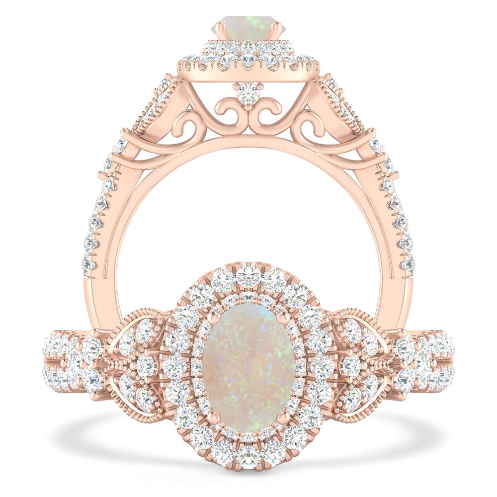 Rose Gold - Opal