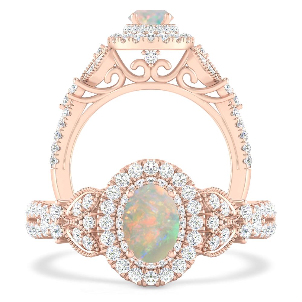 Rose Gold - Opal