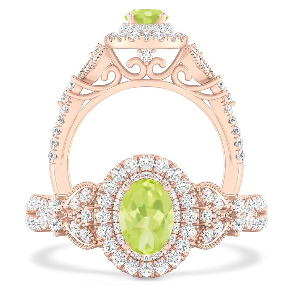 Rose Gold - Peridot