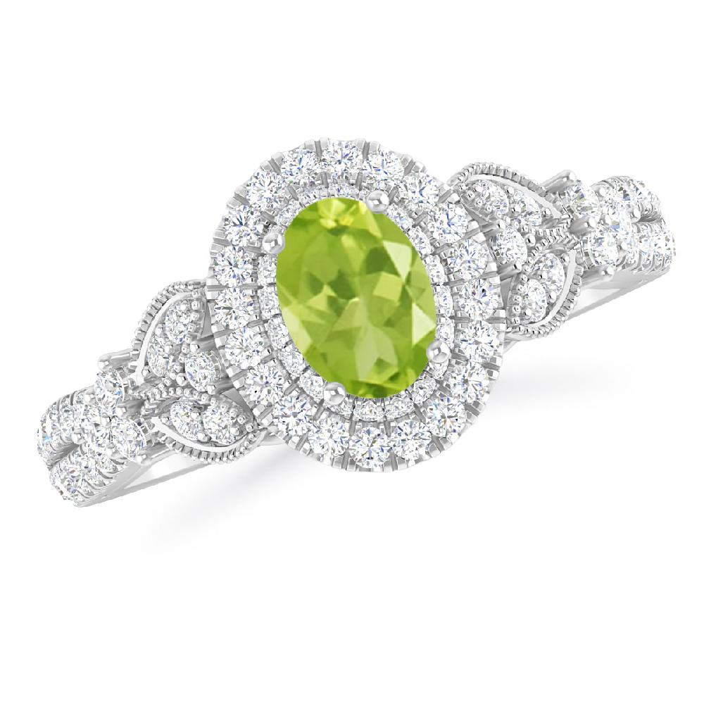 White Gold - Peridot