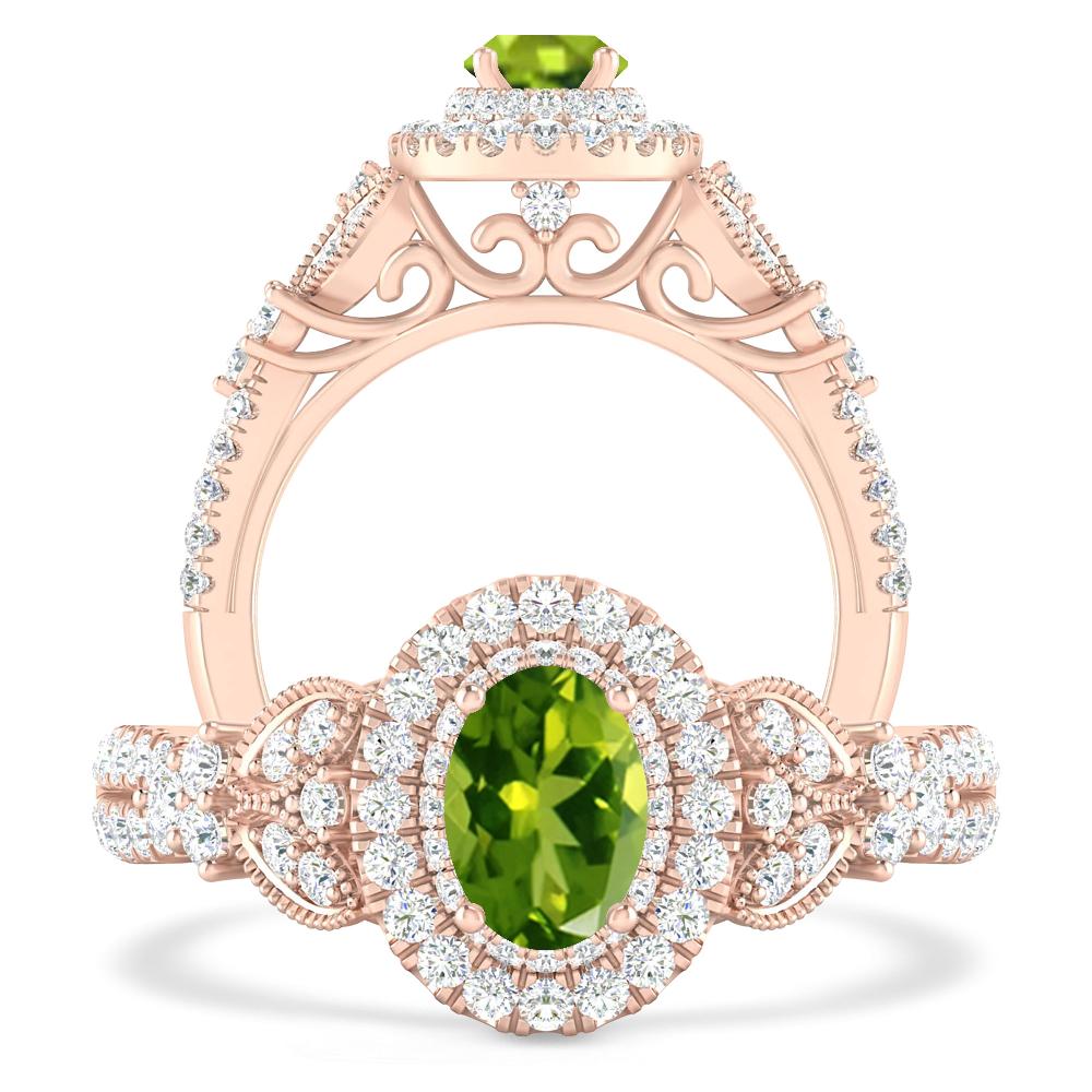 Rose Gold - Peridot