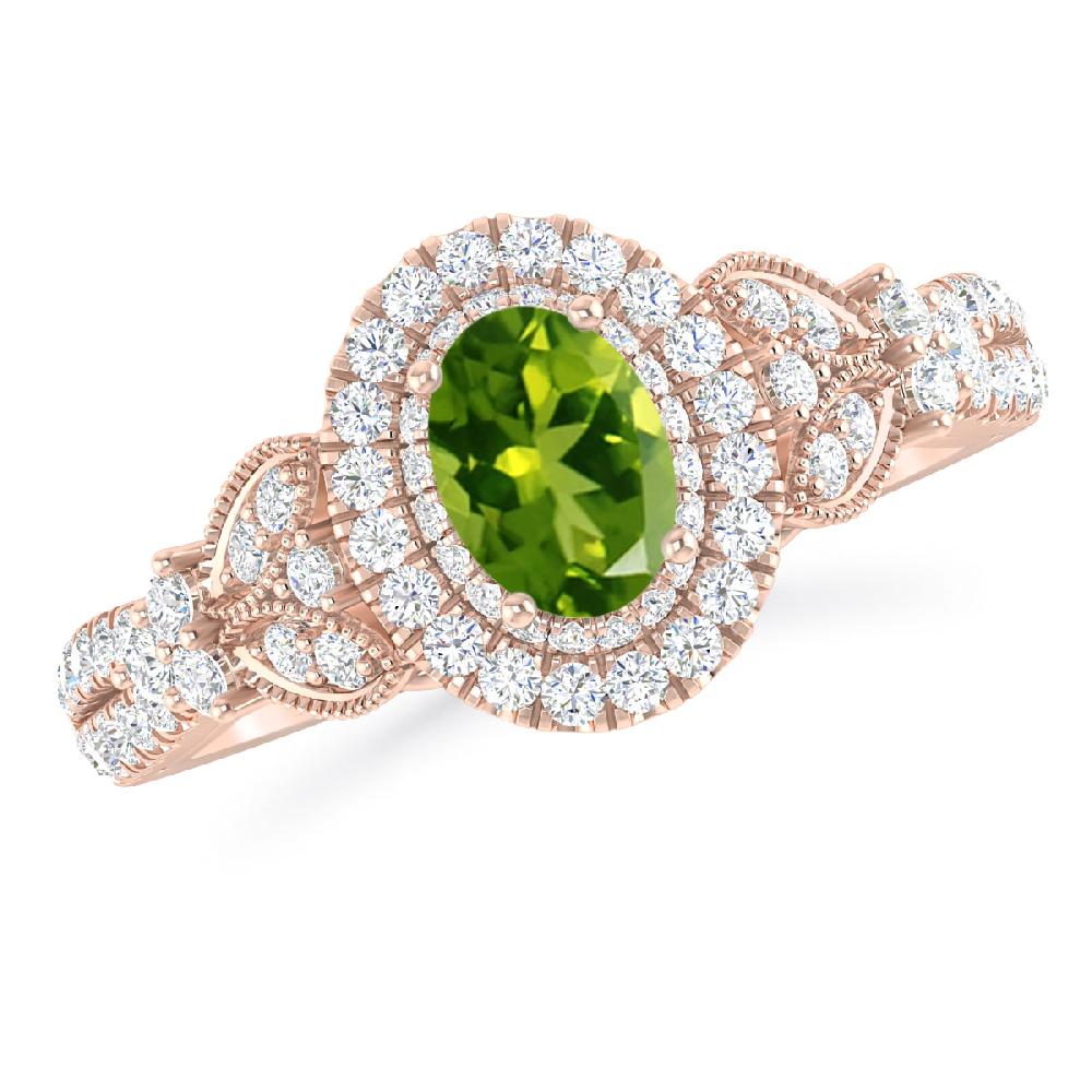 Rose Gold - Peridot