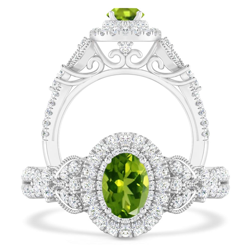 White Gold - Peridot