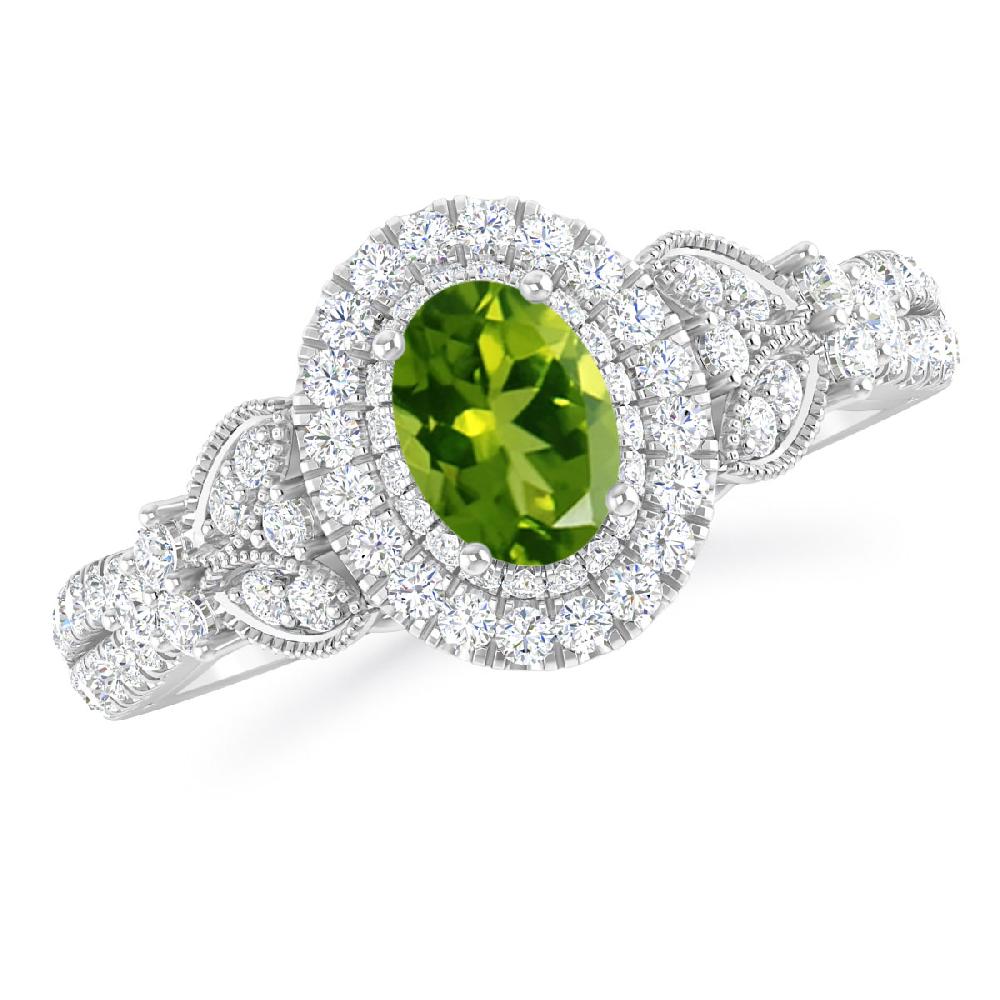 White Gold - Peridot