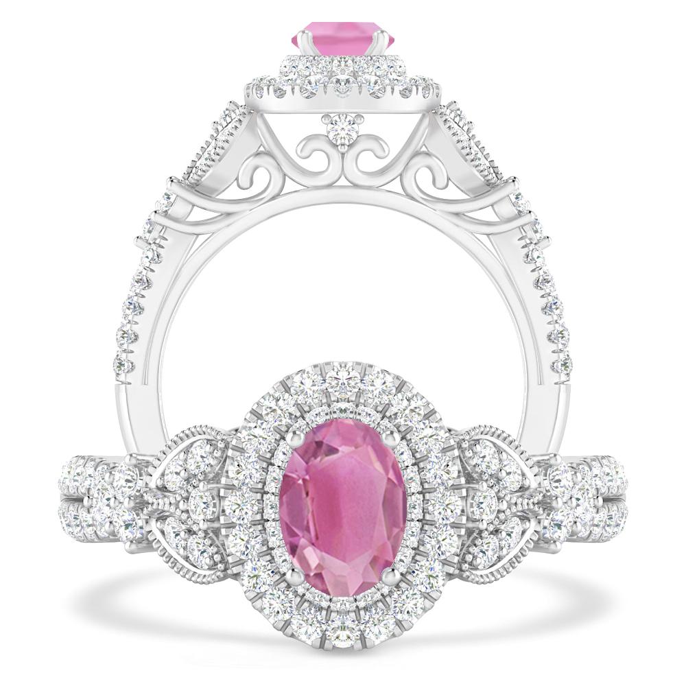 White Gold - Pink Tourmaline