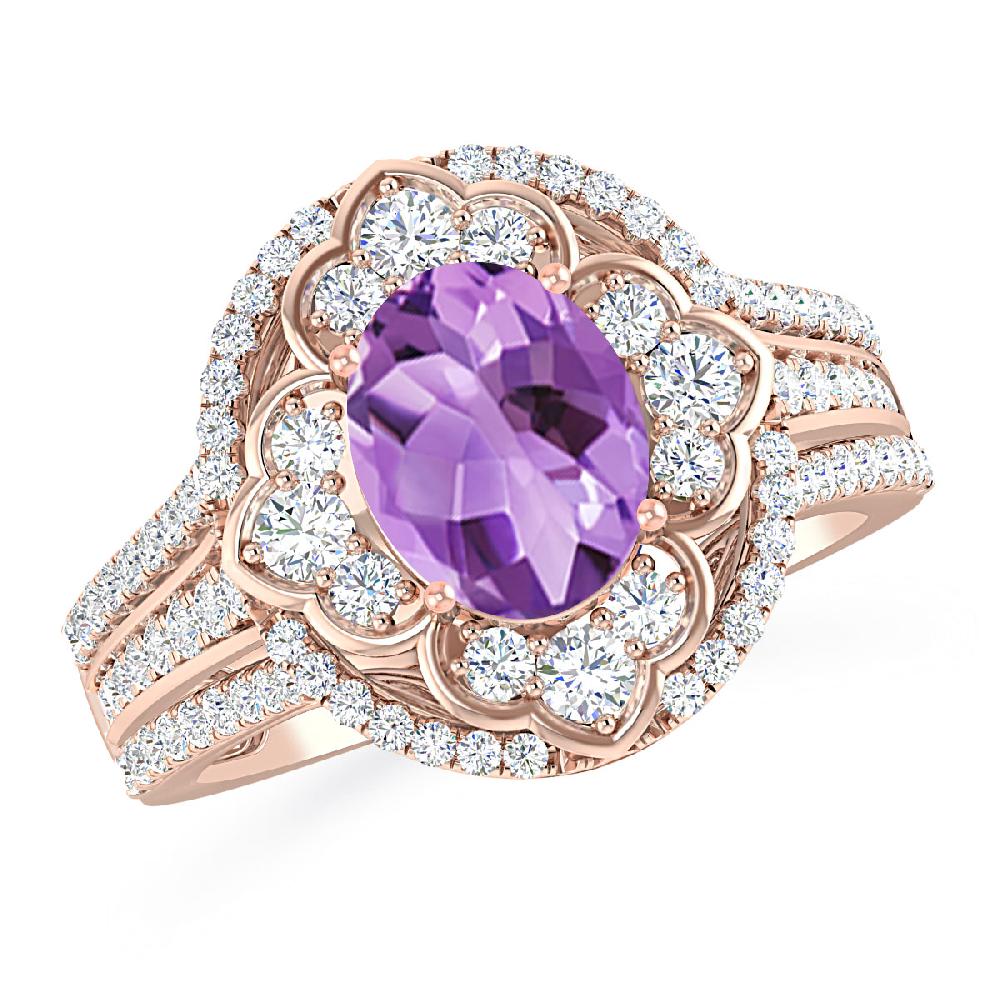 Rose Gold - Amethyst