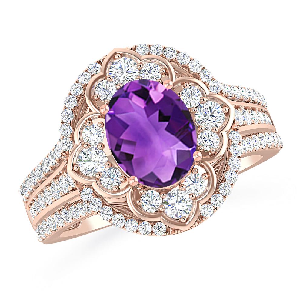 Rose Gold - Amethyst