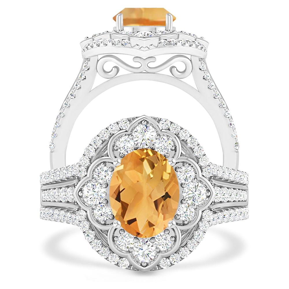 White Gold - Citrine