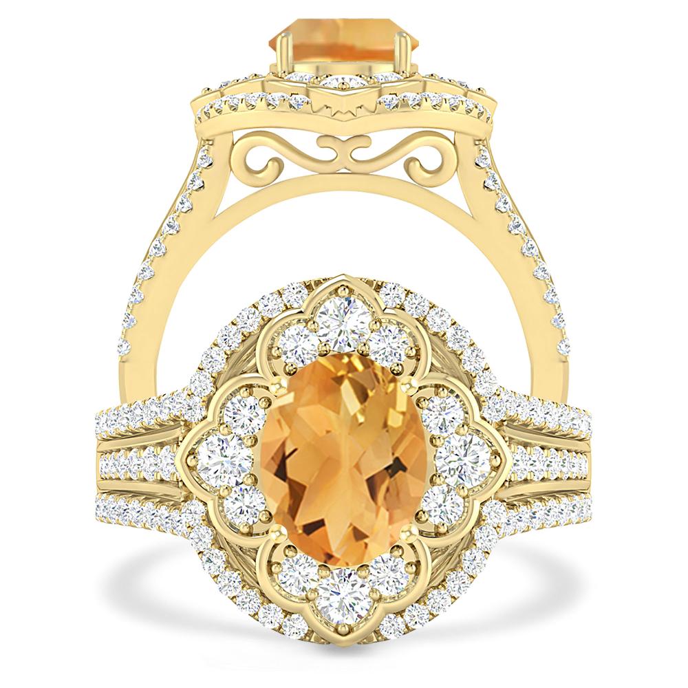 Yellow Gold - Citrine