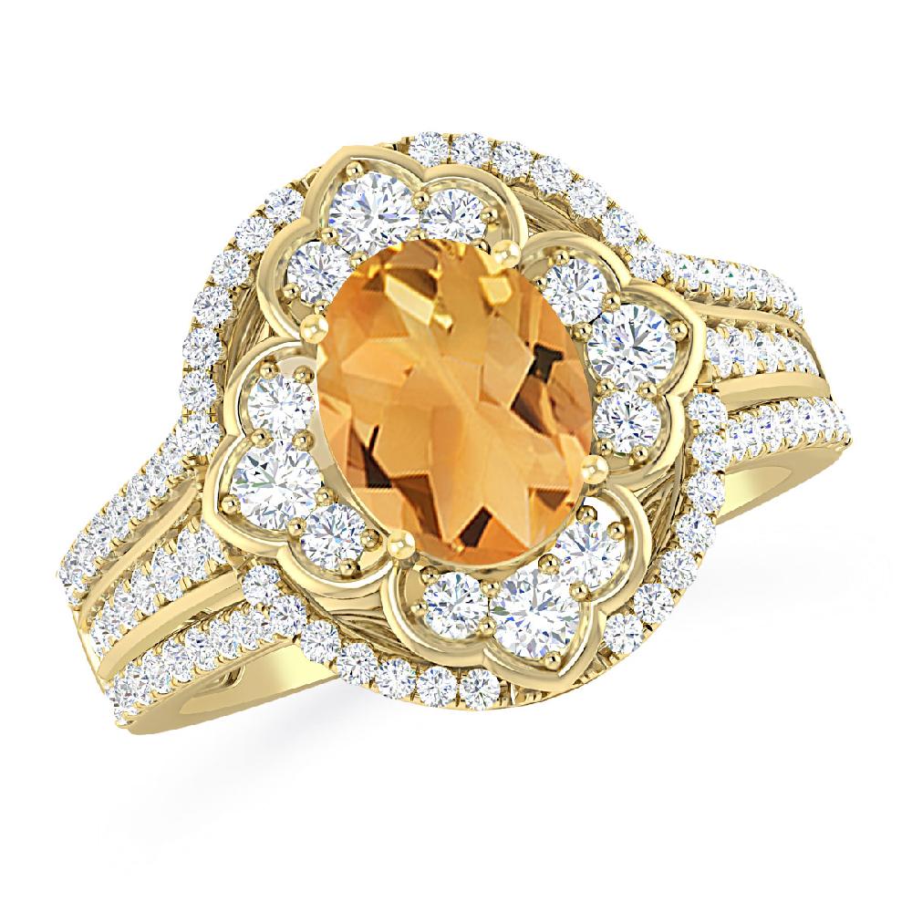 Yellow Gold - Citrine