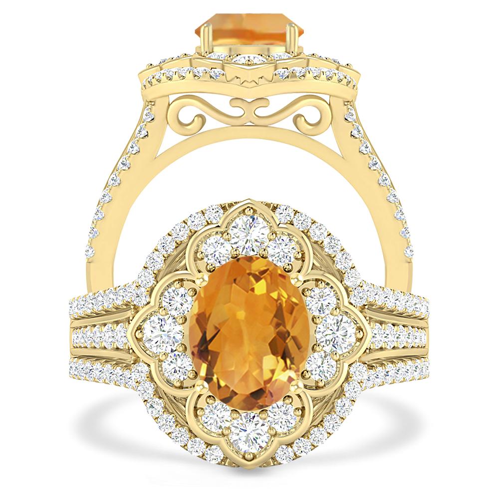 Yellow Gold - Citrine