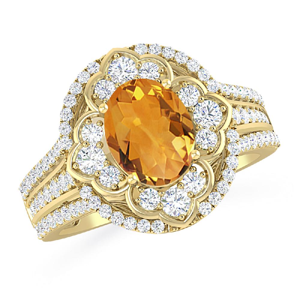 Yellow Gold - Citrine